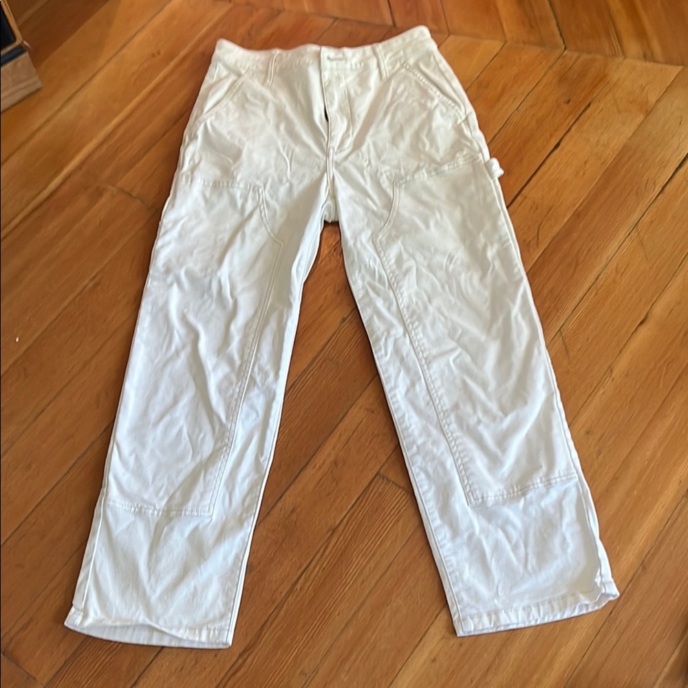Pistola White Cargo Pants Lightweight Summer Style